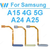 WEETEN Fingerprint Unlock Button Flex Cable For Samsung Galaxy A15 A24 A25 SM-A155F A156B A245F A256B Touch ID Sensor Flex Cable