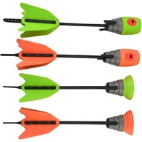 6/12pcs EVA Sponge Sucker Arrow And Whistle Arrow Kid Children Shooting Catapult Game Archery Training Safety Sponge Arrowhead