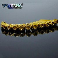 AliExpress RTAMO Gr5 Titanium Bolt M8X10/15/17/20/22/25/27/30/32/35/37/40/45mm Modified Screw for Motorcycle Car Bike