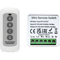 Smart Switch 433MHz Remote Control RF Light Switch Relay Wireless 110V 220V Relay Module for Lamp Fan for Curtain Garage Door