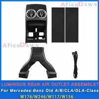 4D Rotating Tweeter Speaker 64 Colors LED Ambient Lights Rear Air Vent for Mercedes GLA/CLA-Class W156 W117 W176 W246