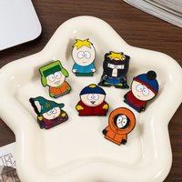 South Park cartoon character brooch creative cute character student bag clothing decoration brooch badge