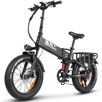 AliExpress NONE Electric Bike 1000W Peak Power Brushless Motor 48V15AH Lithium Battery Folding Bicycle Adult with Dual Shock 20