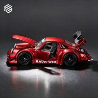FG 1:64 Porsche RWB 930 Orange Full Open Diecast Car Model *Pre-Sale*