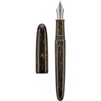 Asvine Fountain Pen C80 Starry Sky Thick Fat Resin Barrel, Large Ink Volume, Converter & Cartridge Dual Use Pen For Calligraphy
