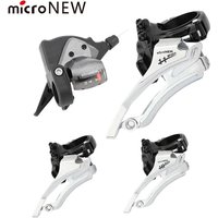 MicroNEW MTB Road Bike Front Derailleur Shifter Suitable for 8/9/10/11 Speed Alloy Durable Mountain Bike Chain Derailleur