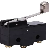 Z-15GW2-B Limit Switch 15A 220V Micro Switch NO+NC SPDT Momentary Roller Lever Limit Switch Dustproof Waterproof Brass Terminal