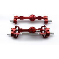 MN1/12 RC Car Upgrade Parts mn99S MND90 D91 MN78 MN168 CNC Metal Front and Rear Portal Axle Set