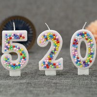 White Number Birthday Candles Mini Decorative Candles for Kids, 1st Birthday, Weddings & Party Cake Topper Decorations