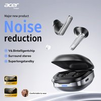 Acer OHR646 Hybrid ANC Wireless Earphones, V6.0 Low Latency TWS, 24H Playtime, Hi-Fi Stereo, Comfort Fit, iOS & Android