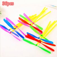 100 Stücke Spaß Bambus Libelle Propeller Kinder Outdoor Fliegen Spielzeug Kinder Geburtstag Party Geschenke Pinata Füllstoffe Fiesta Jungen Party Gefälligkeiten