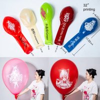 32-Inch Large Anime Print Latex Balloon โ Perfect for Birthday Parties and Wedding Decorations