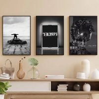 Band T-The 1975 Poster Self-adhesive Art Waterproof Paper Sticker Coffee House Bar Room