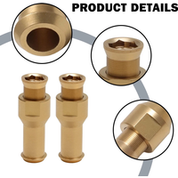 1Pair Front Sunroof Pan Roof Drain Repair Kits Brass For Land Rover Range Rover L405 2005-2012 L494 2013-2017 Car Sunroof Repair