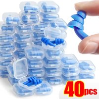 Sleep Soundproof Earplug Strong Sound Insulation Sleep Noise Prevention Earplugs Christmas Tree Earplugs Silicone Waterproof Box
