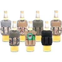 Mini tactical beer bottle vest, mini MOLLE bag, outdoor sports drink cooler, wine drinking bottle holder, DIY decoration