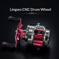 LW 100 DC Fishing Reel 7.6:1 CNC Aluminum Alloy 5kg Electronic Brake 12+1 Bearing 191g Weight Fishing Reel