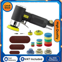 Luftwinkelschleifer Pneumatischer Druckluftschleifer-Kit 1200 U/min 3mm Umlaufweg 1/4" NPT Lufteinlass Polierwerkzeug für Metall, Holz, Reifendemontage, Rostentfernung, Schweißarbeiten