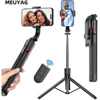 MEUYAG 2026 new Selfie Stick Tripod Portable Smartphone Stand Mount With light For iphone Android with Wireless Bluetooth Remote