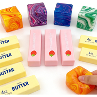 HOT NEW Stress Relieving Toys, Such As Pinching And Playing Rubber Blocks, Chocolate Blocks, Release Stress