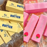 Strawberry Stick & Cheese Squishy Toy, Slow Rising Sensory Fidget Toy, Stress Relief Ornament, Perfect Party Favor & Gift