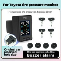 NaviFly Smart Car TPMS Tyre Pressure Sensor Monitoring System For Toyota Series Digital LCD Tire Display 4Pcs External Internal