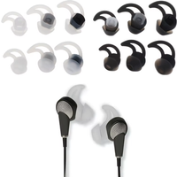 Ear Tips Ear Buds for Bose QC20 Qc30,Silicone Replacement Ear Hooks for Bose SIE2 SIE2i IE2 IE3 Earphone Ear Gels 3 Pairs