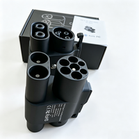 Adapter szybkiego ładowania EV CCS2 CCS Typ 2 na CCS1, konwerter z UE na USA, 250A 1000V, złącze 400A do stacji CCS2