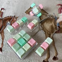 New 2/3/6/9 Keys Keyboard Key Button Stress Relief Fidget Keychain Gadget Keycap Pinch Toy Adult