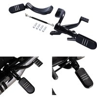 Motorcycle Mid Control Foot Pegs Kit Footrests Fit For Harley Sportster XL1200 Iron XL883 Custom 1200C 2004-2013