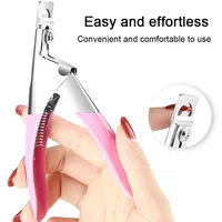 False Acrylic Tips Clipper Manicure Clamp False Manicure Tools Clippers Special Type Cut Cut Clipper Nail Manicure Tools ZJJ01