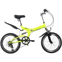 AliExpress TLXT New Supply Of Variable Speed Folding Student Mobility Bicycle 20-inch Folding Bicycle For Boys And Girls With Customizable Logo