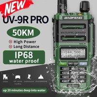 Baofeng UV-9R Pro IP68 Talkie-walkie étanche double bande VHF UHF longue portée UV-9R Plus Radio bidirectionnelle portable pour la chasse