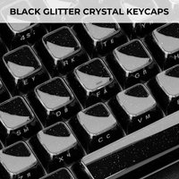 XVX Russian Black Jelly OEM Keycaps 136 Keys for Cherry MX Keyboard 75% Key Cap Set