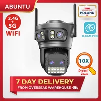 20MP 10K WiFi Überwachungskamera 10X Digitalzoom Vierobjektiv Vier Bildschirme Außenüberwachungskamera Menschenerkennung Nachtsicht