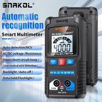SNAKOL SK-818A High Precision Digital Multimeter Anti-Burn Auto Shutdown Small Mini Electrician Cross-Border Tool