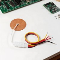 12v24v Mini Touch Sensor Switch Without Opening Penetrating Wood Board Glass Sensor Copper Foil Self-adhesive Jog Reset