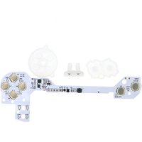 5sets For GBA V2 Light Conductive Film Button Modify Kits For GBC V2.0 Replacement LED Button Pad Mod Set For Gameboy Advance