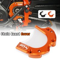 For DUKE 390 DUKE 250 Motorcycle Front Sprocket Chain Guard Cover Guard Decorative Cover Left Engine Protection Cover