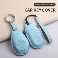 Car Key Case Cover Shell For Leapmotor C10 C16 T03 S01 T03 S01 B10 B01 C11 Auto Remote Keychain Protective Fob Car Accessories