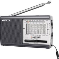 XHDATA D-219/TECSUN R-9012 FM/AM/SW portable pocket reception radio with good sound headphone jack for Elder Home Outdoors