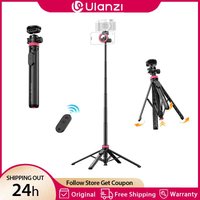 Ulanzi MT-44M 1.49M Statyw Magsafe do iPhone'a, smartfonów Android, aparatów fotograficznych DSLR, kijek do selfie z obrotą 360 stopni ° Głowica kulowa do Vlog Live