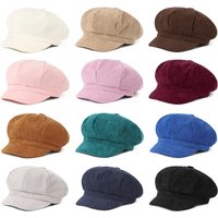 Zeitungsjunge Mütze Baskenmütze Frauen Vintage Baskenmütze Maler Hut Winter Hüte Für Frauen Männer Achteckige Kappen Weibliche Knochen Einfarbig Casual