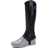Children's Equestrian Leg Protection, Equestrian Sports, Horse Riding Leg Protection, Riding Equipment, Knight Gear, Protective Wear-Resistant Leather Leg Guards, Cycling Leg Protection
