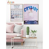 G622 Art Decor Melanie K 12 Cry Baby Hot Album Martinez Hot Music Singer Star Wall Art Canvas Painting Silk Poster