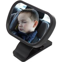 2-in-1 Mini-Sicherheitsspiegel für den Auto-Rücksitz, Baby-Ansicht, verstellbarer konvexer Baby-Rückspiegel für Auto, Baby- und Kindermonitor, Auto-Styling