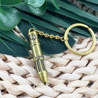 Tabletop Wargame Inspired Keychain Double-Headed Eagle Aquila Metal Keyring Furor Bullet Pendant Sci-Fi Gothic Bag Charms Gift f