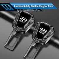 Car Seat Belt Extension Buckle Auto Safety Belt Lock Buckle Plug For Geely Atlas Boyue NL3 X6 EX7 Emgrand X7 SUV Coolray EC7 GX7