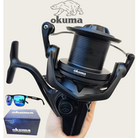 Okuma Far throw Spinning Wheel All Metal No Gap Powerful Saltwater Freshwater Fishing Reel