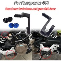 Pour Husqvarna 401 125 200 250 Vitpilen401 Svartpilen 401 : Pédale de frein arrière en aluminium CNC, levier de changement de vitesse, vis de panneau latéral